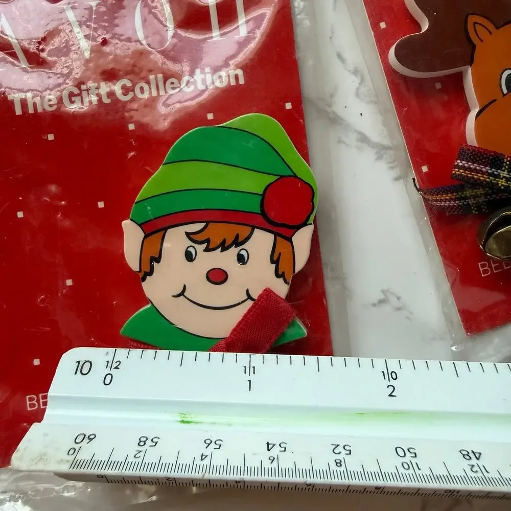 VTG 90s Avon Bell Buddy Christmas Magnets Set of 3 NIB